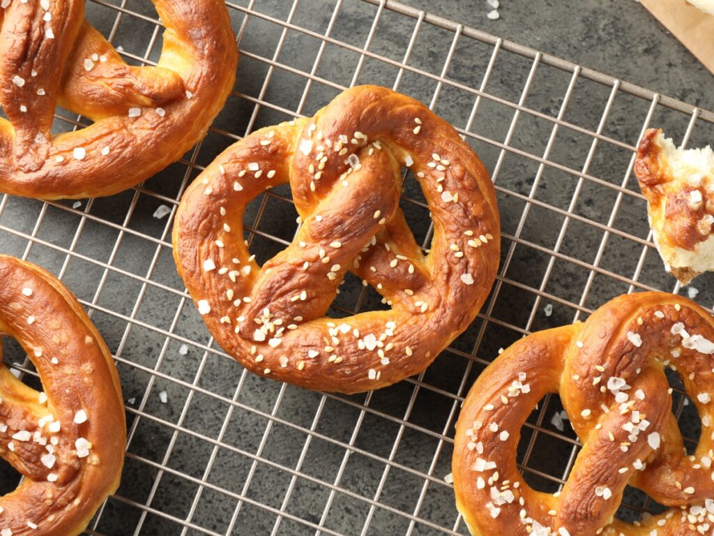 sourdough pretzels
