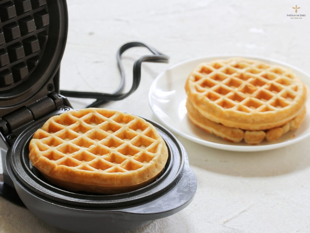 sourdough discard waffles