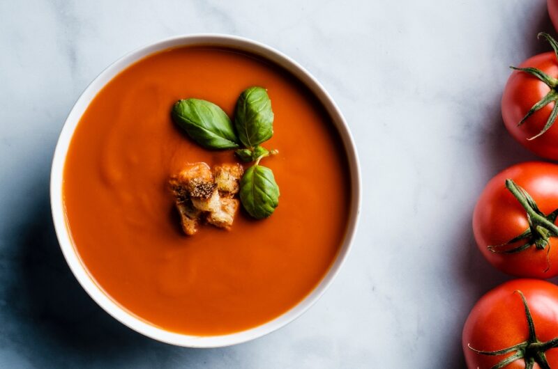 Roasted Tomato Basil Soup